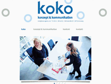 Tablet Screenshot of koko-agentur.de